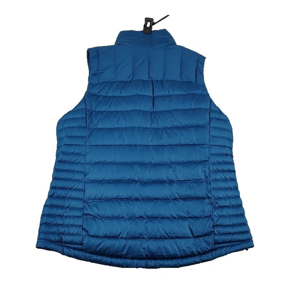 LL Bean Puffer DownTek Vest Full Zip  Goose Down Zip Pockets Women's XL Reg Blue - Picture 3 of 10